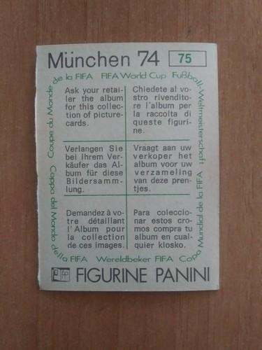 FIGURINE CALCIATORI PANINI MUNCHEN 74 (N. 1-269) SCEGLI DAL MENU A TENDINA - 第 31/200 張圖片