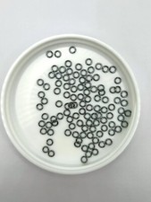 4mm Round Gunmetal Plated Brass OPEN Jump Rings 20 Gauge 50 Pieces