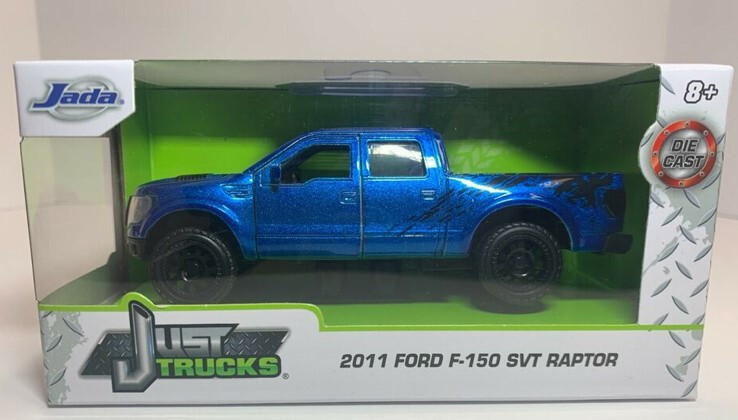Jada Toys  2011 フォード F-150 SVT ラプター Jada Just Trucks 2011 Ford F-150 SVT Raptor Blue 1:32 Scale
