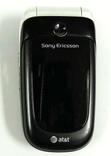 Sony Ericsson Z310a - Jet Black  AT T  Rare Cellular Flip Phone - Untested