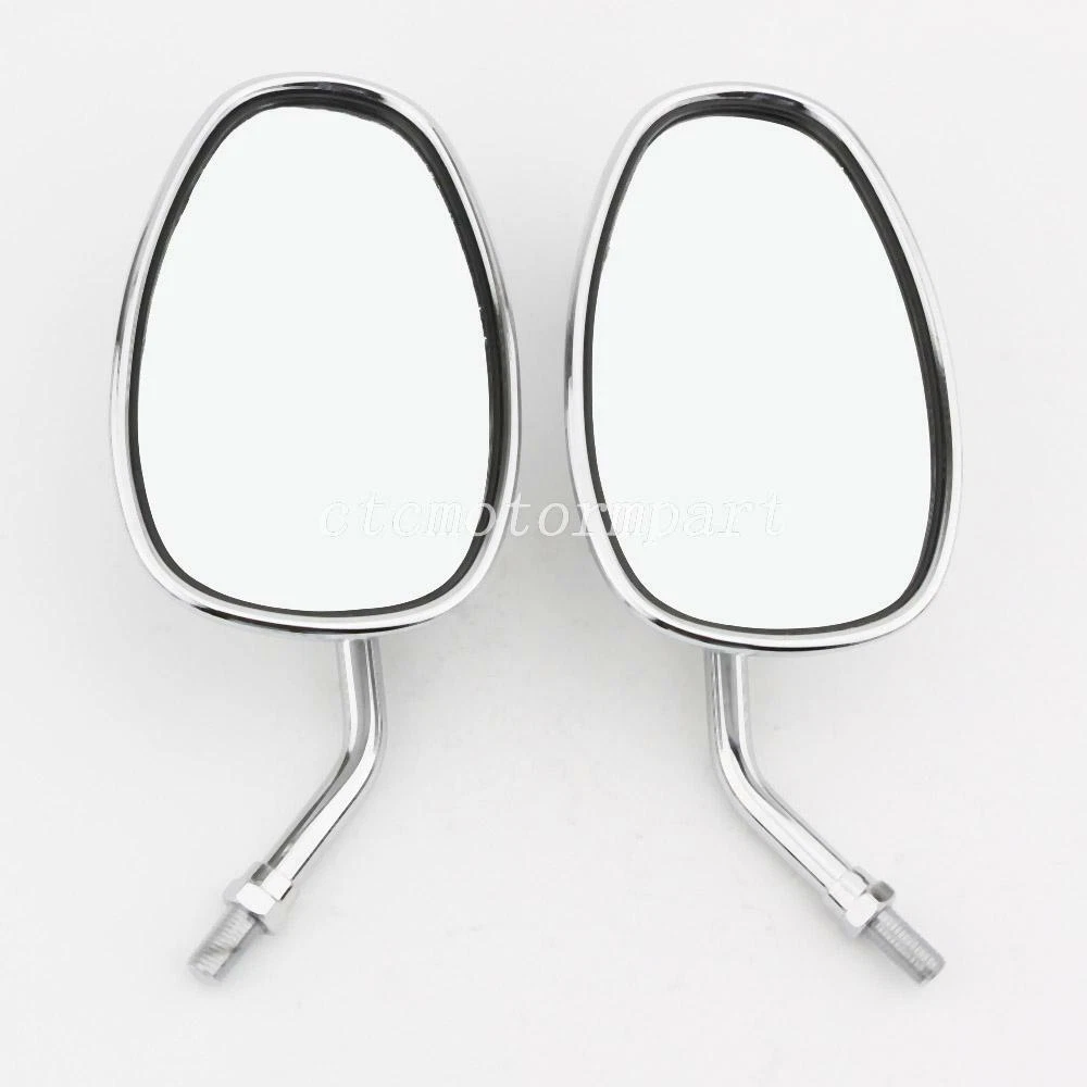 Chrome Motorcycle Rearview Mirrors for Yamaha Road Star XV1700 XV1600 Warrior