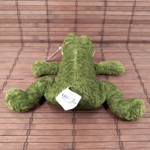 Mary Meyer Lil' Freddie Frog Green 8" Floppy Bean Bag Plush - Picture 9 of 9