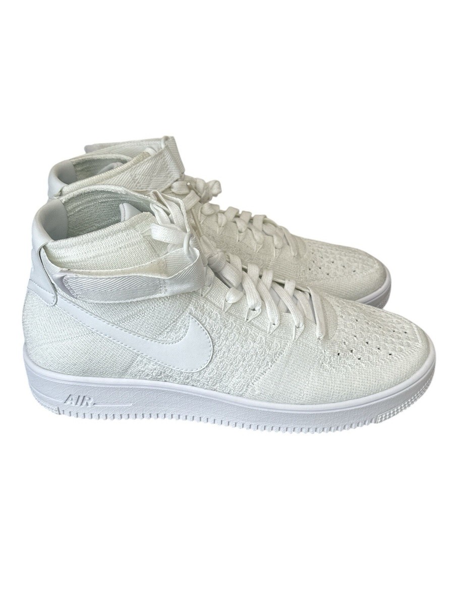 Size 10.5 - Nike Air Force 1 Ultra Flyknit Mid White | eBay Size 10.5 - Nike Air Force 1 Ultra Flyknit Mid White | eBay