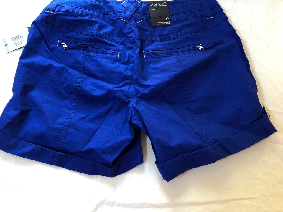 Pantalones Cortos INC Puños Diosa Azul Talla 0 238 Foto 4 de 4