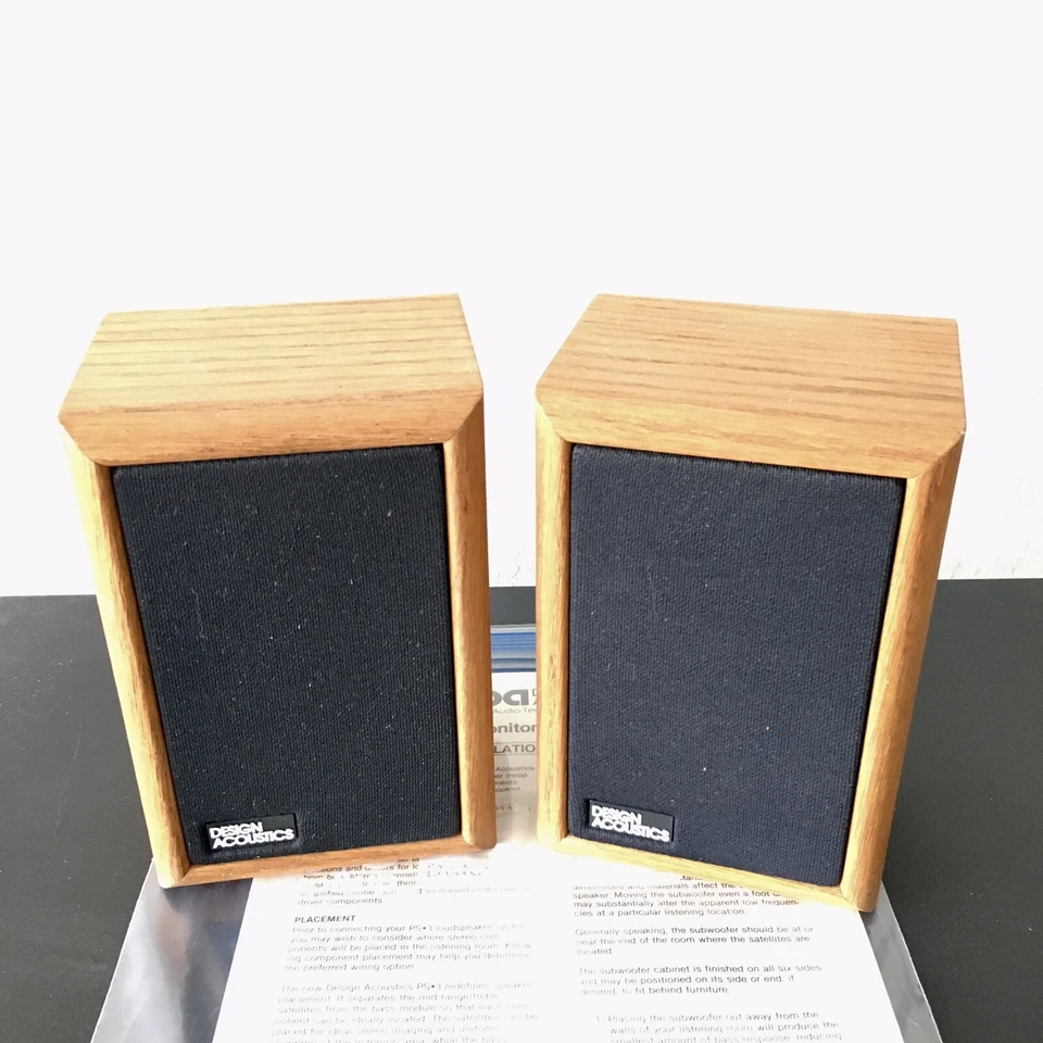 Design Acoustic PS-3 Micro-Monitor Loudspeaker System - Image 2 of 4