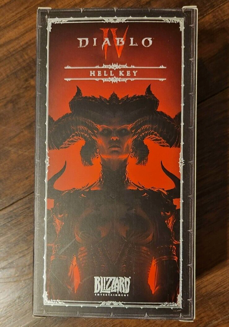 Diablo IV 4 REPLICA HELL KEY Blizzard BlizzCon Exclusive 2023 SDCC