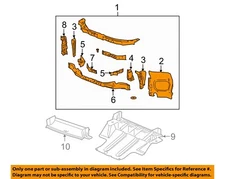 GM OEM 90-12 Canyon Radiator Support Radiator Support-Radiator Support 19167125