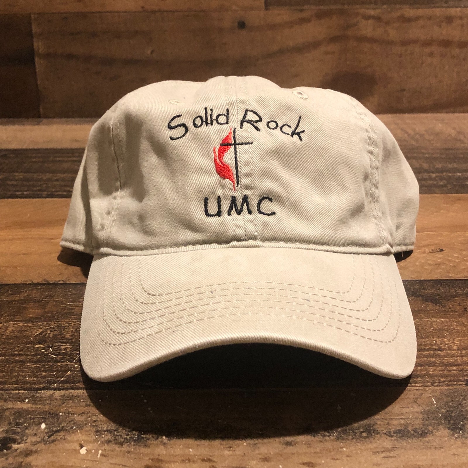Solid Rock United Methodist Church Hat Strapback … - image 1