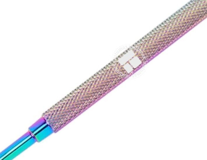 Rainbow Cuticle Trimmer Pusher &ndash; Durable Nail Tool for Fingernails & Toenails!