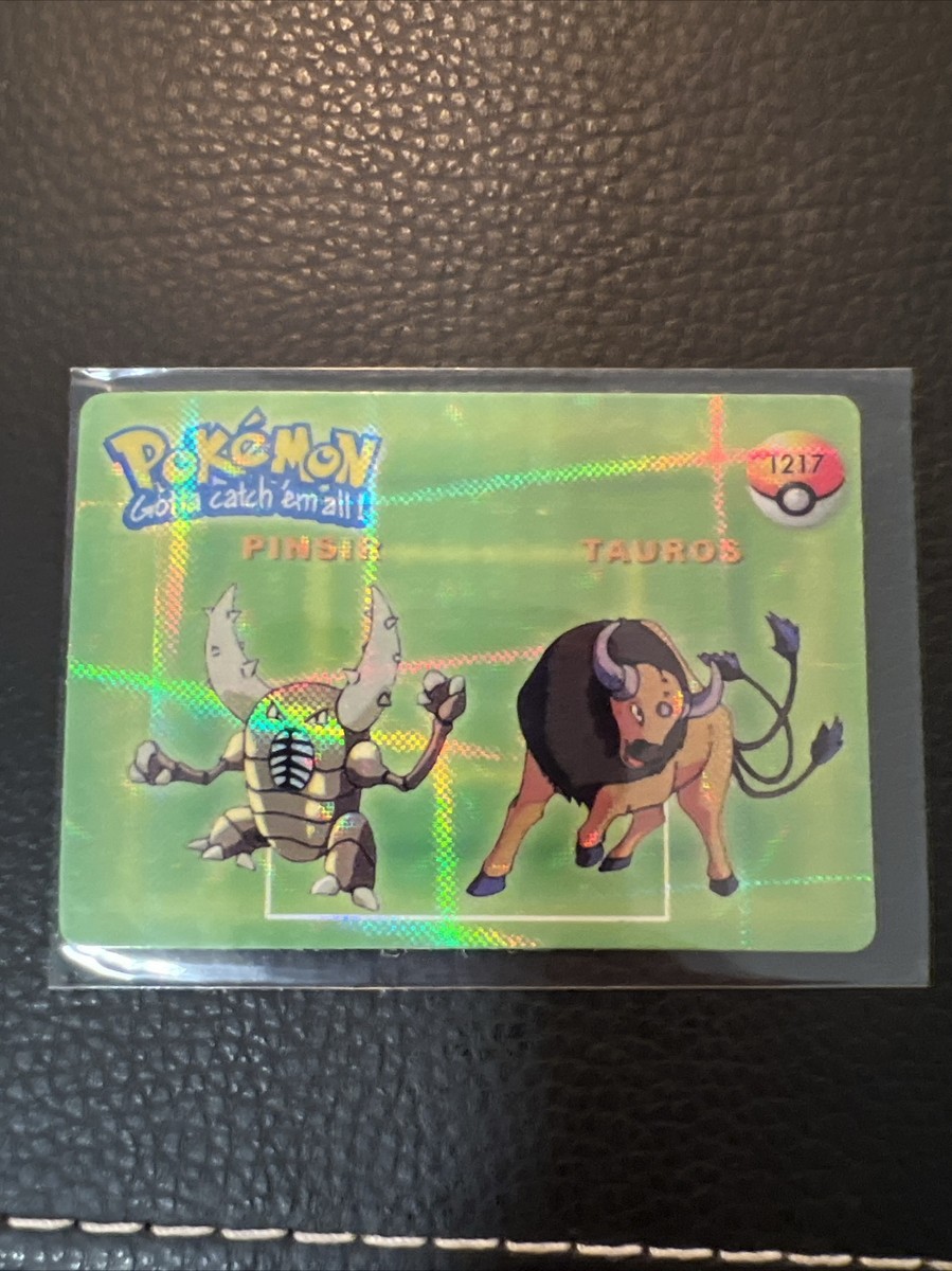 Pinsir #1217 Pokémon Vintage Prism Vending Sticker Bandai Cardass