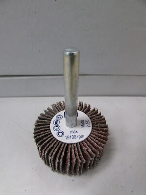 Hitachi Lamellen Fächerschleifer Kleinschleifmop Schaft 6mm 40x15 Körnung 40-150