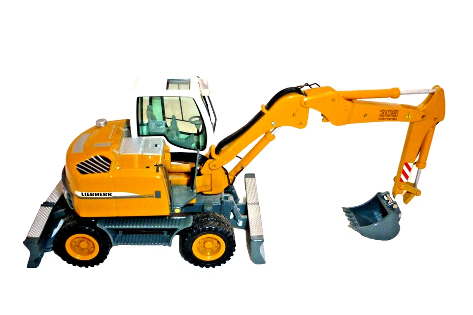 NZG Metallmodell Hydraulikbagger 605 Liebherr A 309 Litronic 1:50 OVP Excavator - Bild 4 von 4