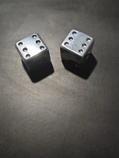 (2) 1 Oz .999 Silver Dice Set   2 oz Total 