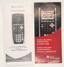 Texas Instruments TI-84 Plus C Silver Edition - Set of 2 Quick Start User Guides