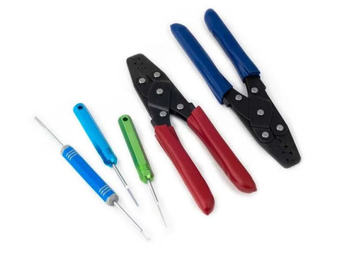 Haltech Dual Crimper Set w/ 3 Pin Removal Tools HT-070300 - Picture 1 of 3