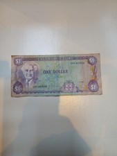 Jamaica $ 1 Dollar 1987 Sir Alexander Bustamante Bank Note 