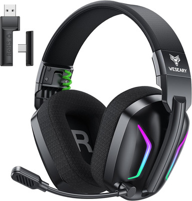 WESEARY Wireless Gaming Headset for PS5, PS4, PC, Switch & Mac, 20Ms Ultra-Low