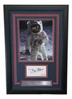 Buzz Aldrin Autographed 3x5 Index Card w/ 8x10 Photo PSA/DNA Astronaut Apollo 11