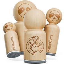 Turnip Jamming to Beat of Music Earphones Rubber Stamp Crafting Planners