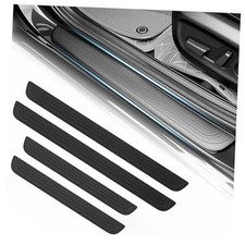 4PCS Car Door Sill Protector,Rubber Anti-Scratch Automotive Door Entry