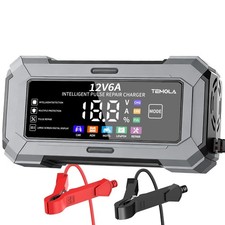 Car Battery Charger Automatic Trickle Charger and Battery Maintainer 12V6A