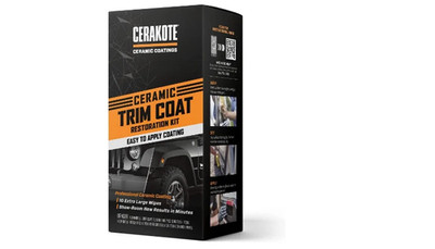 Ceramic Coating Black Trim Coat Restoration Kit Quick Plastic Restorer Protect