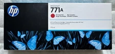 HP 771A Chromatic Red B6Y16A Vivid Photo Ink Z6200 Z6600 Z6800 Z6810 Retail Box