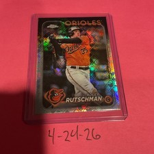 2024 Topps Chrome Logofractor #80 Adley Rutschman Refractor Baltimore Orioles 