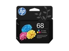 HP 68 Tri-color Original Ink Cartridge, ~120 pages, 7FP20TN
