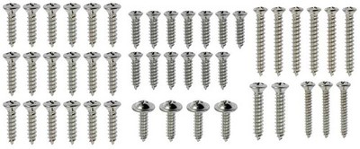 1964-66 Mustang Convertible Interior Trim 46-Piece Screw Set