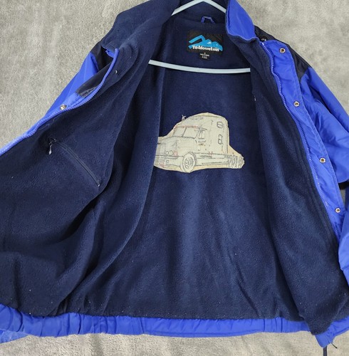 Tri Mountain Jacket Mens Small Blue Full Zip Long Sleeve Trucks For You Outdoor - Picture 3 of 17