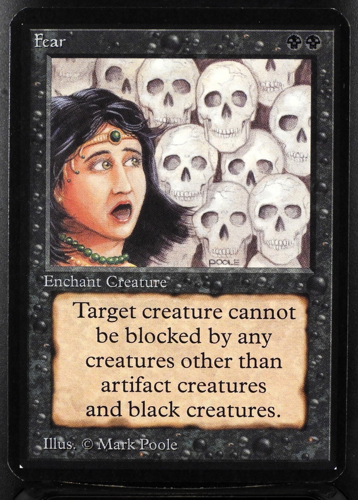 MTG Fear Alpha 1993 Magic Card