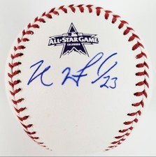 Michael Brantley Signed OML 2021 All Star Game Baseball (Beckett Certified)