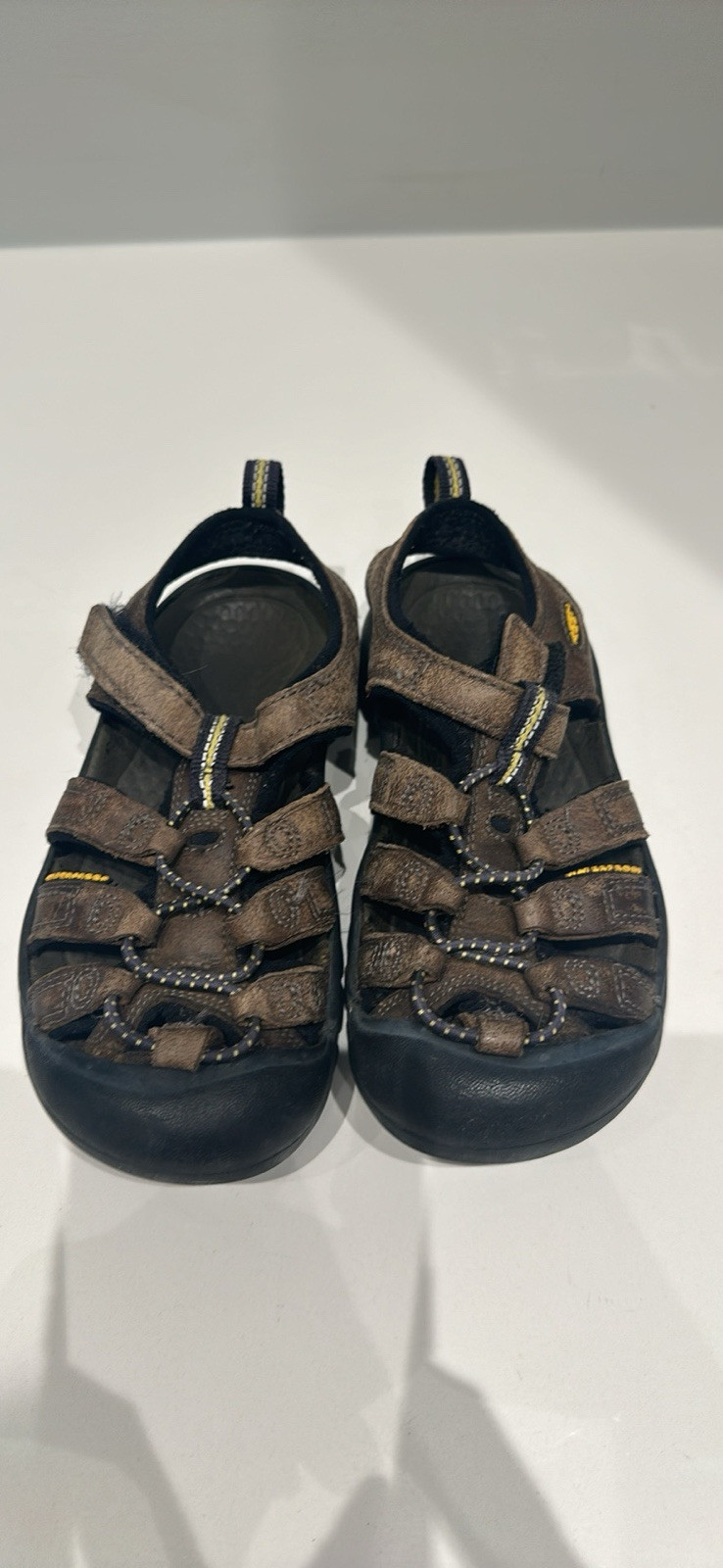 scarpe da acqua anfibie in pelle per bambini taglia 12 marca Keens