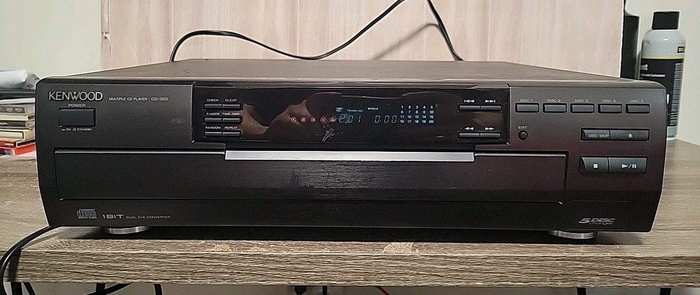Vintage Kenwood 5 disc CD changer