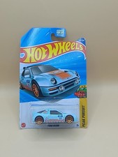 Hot Wheels 2025 Mainline Peak Pursuit Ford RS200 Gulf Blue #247 