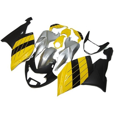 For BMW K1200S 2005 06 07 2008 Bodywork Yellow Matte Black Silver Fairings Shell