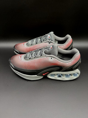 Nike Air Max DN Black University Red Iron Grey Sneakers HM0708-002 Mens Size