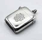 SILVER VESTA CASE BIRMINGHAM 1902 HORTON  ALLDAY