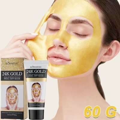24K Gold Peel-Off Mask 60g Mask Overnight Wrapping Peel Off Facial Mask New |AGI