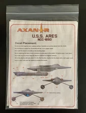 Axanar USS Ares 1/1000 Decals - Star Trek Prelude to Axanar