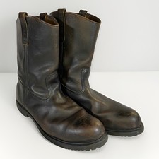 Red Wing Pecos 2231 Brown Leather Steel Toe Work Boots Men Sz 16 D Made In USA