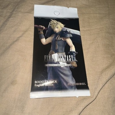 final fantasy opus 4 booster box Final Fantasy TCG Opus 4 IV ENGLISH Booster Pack FACTORY SEALED Cloud FFTCG  2017