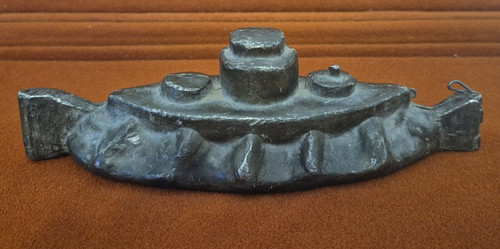 Uncommon Civil War Ship  "The USS Monitor" Chocolate Mold - E & Co NY #1069
