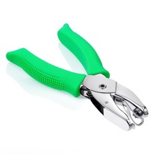 1/4 Inch Hole Size Star Punch, Handheld Shaped Holes Puncher Green
