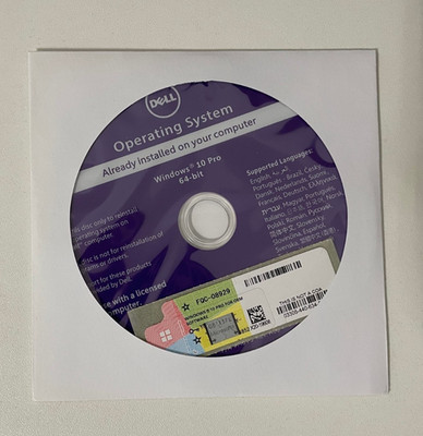 Windows 10 Pro, 64 bit Multi DELL