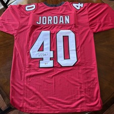 Brian Jordan Signed Atlanta Falcons Jersey Beckett BAS Authenticated Auto
