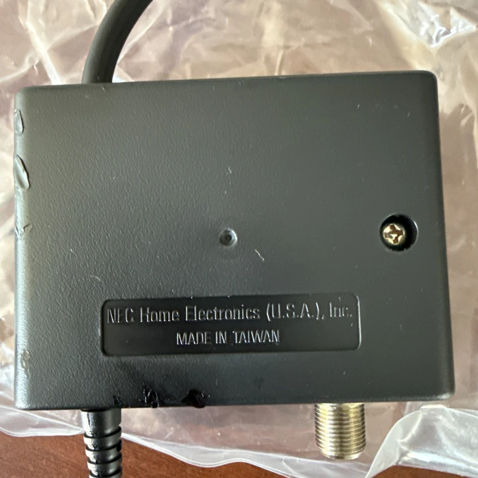 Original OEM TurboGrafx16 TV RF Adaptor Switch Cable NOS - Image 4 of 4