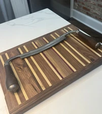 Geo. Parr Drawknife 9” – Cast Steel – Vintage Woodworking Tool USA - marked