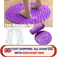 Foot Massage Acupressure Mat Finger Pressure Board Health Walk Yoga Pad UK